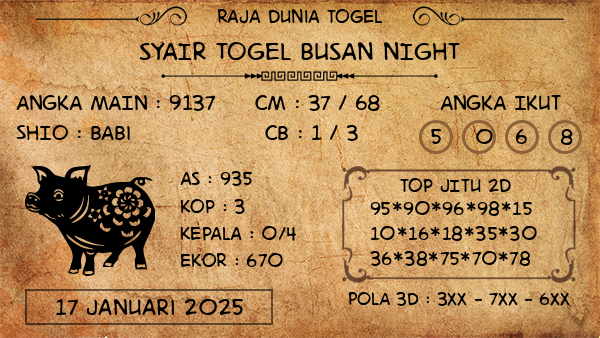 Prediksi Busan Night